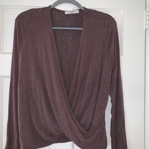 Soft brown sweater